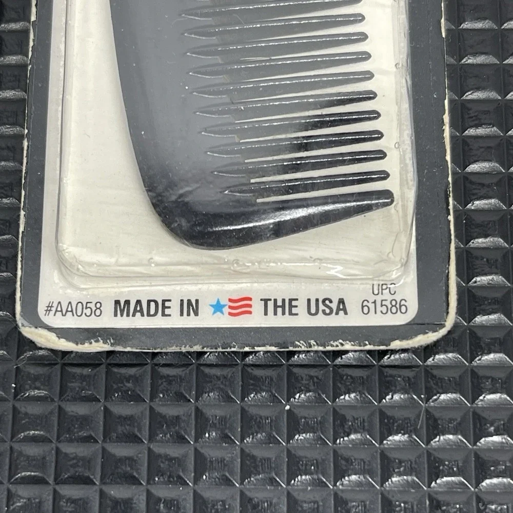 Vintage Genuine Ace Hard Rubber Comb 5